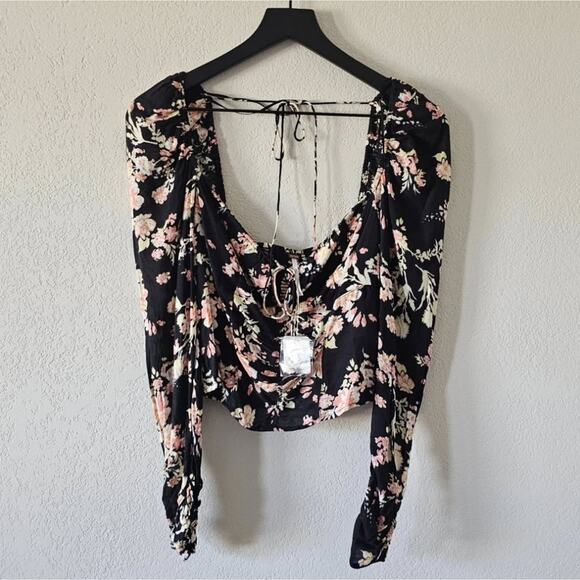 NWT Free People Hillary Printed Top - Picture 3 of 8
